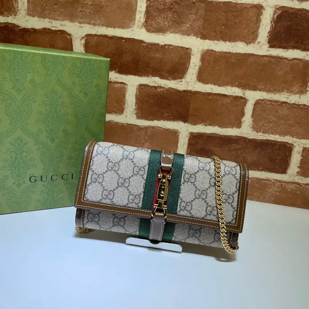 GUCCI Jackie 1961 chain wallet 0124