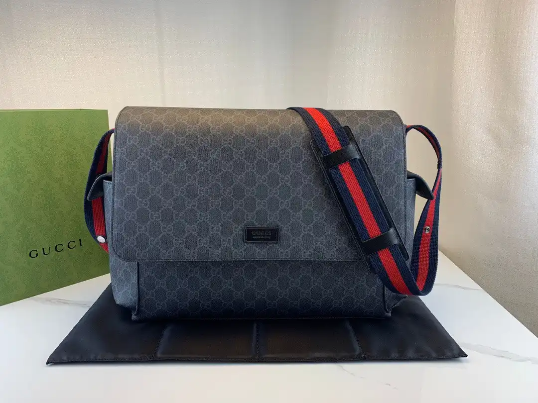 Hyper Peter GUCCI GG plus diaper bag 0124