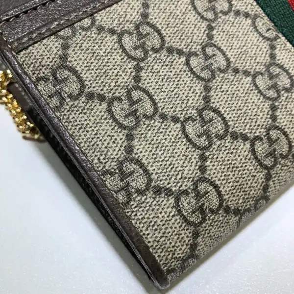 Hyperpeter GUCCI Ophidia GG chain wallet 0124