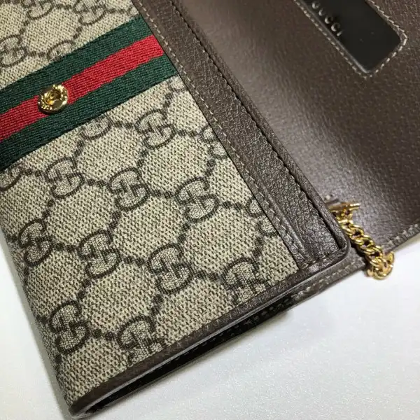 Hyperpeter GUCCI Ophidia GG chain wallet 0124