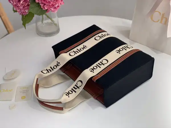 Hyperpeter CHLOÉ medium woody tote bag 0127