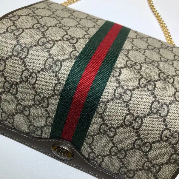 Hyperpeter GUCCI Ophidia GG chain wallet 0124