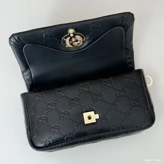 Hyperpeter GUCCI top bag-21*12.5*4.5CM GG Milano mini handle 0218