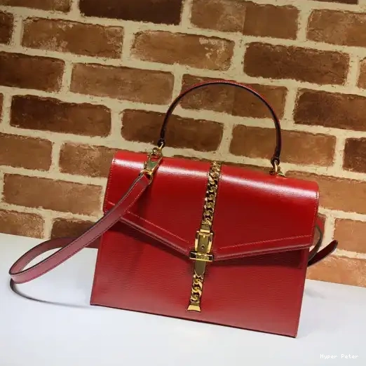 Hyper Peter top 1969 Gucci Sylvie handle bag small 0218