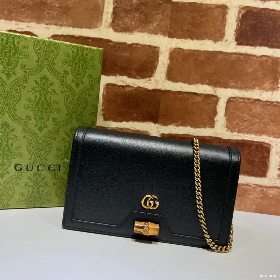 Hyper Peter bag bamboo mini Gucci Diana with 0213