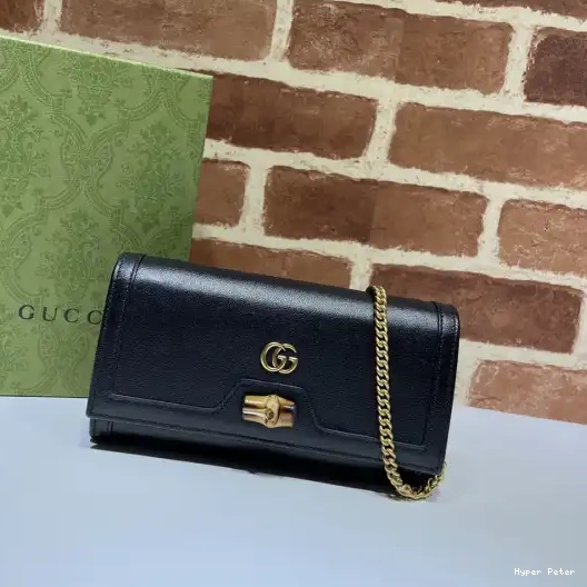 Hyper Peter with Diana bamboo Gucci chain wallet 0214