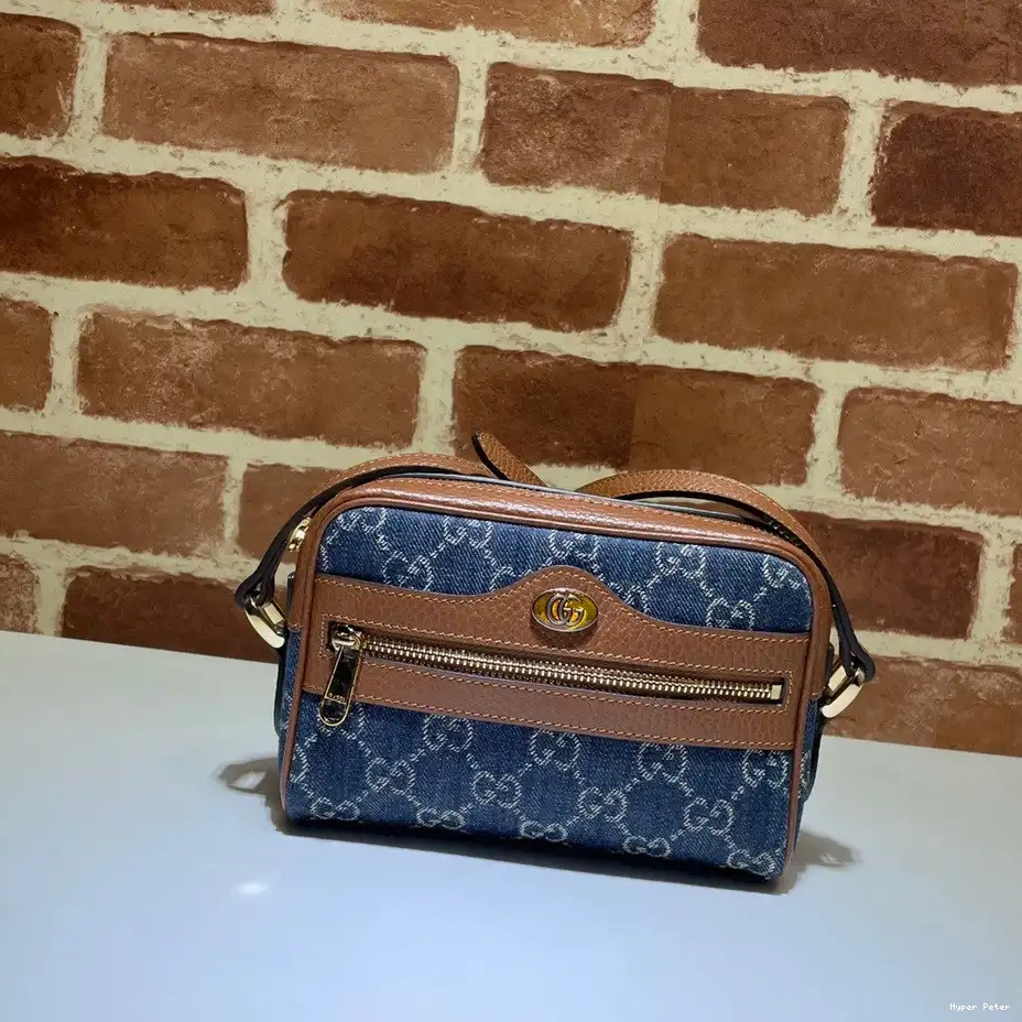 Hyperpeter Ophidia Mini Bag Suede GUCCI 0213