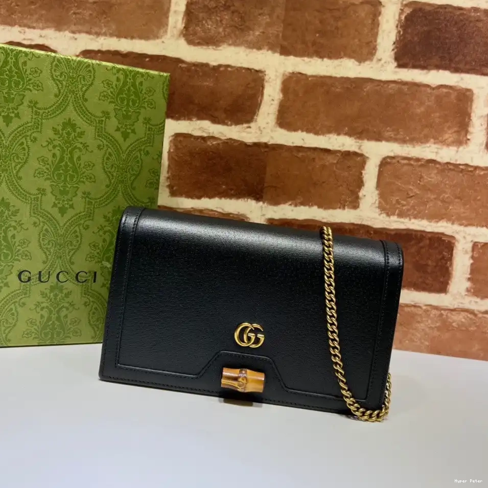 Hyper Peter bag bamboo mini Gucci Diana with 0213