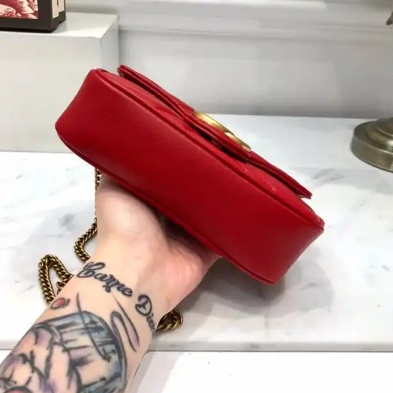 Hyperpeter mini GUCCI super GG bag Marmont 0221