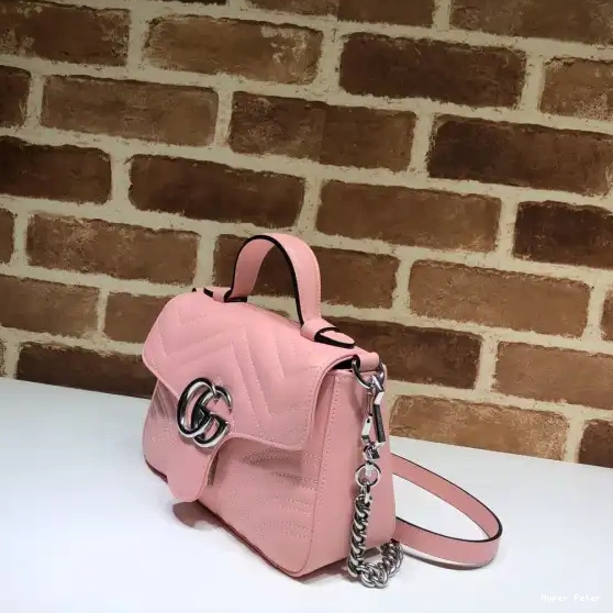 Hyper Peter top handle GG mini Marmont GUCCI bag 0207