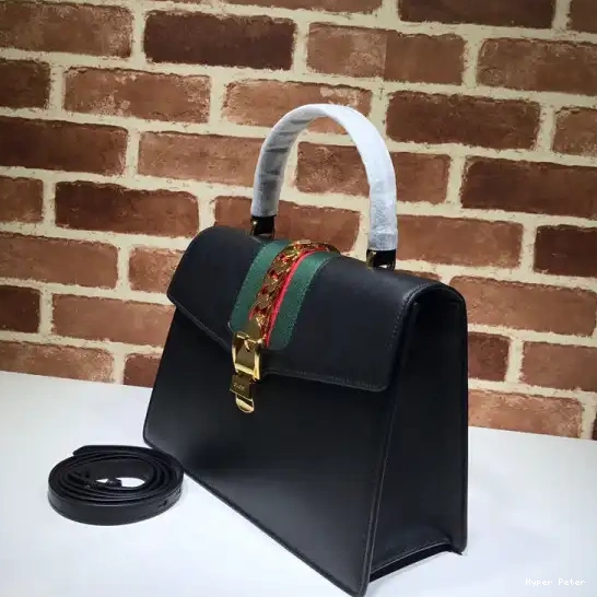 Hyperpeter medium Gucci handle Sylvie bag top 0222