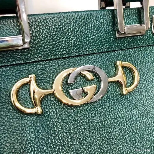 Hyperpeter handle leather grainy Zumi small bag Gucci top 0220