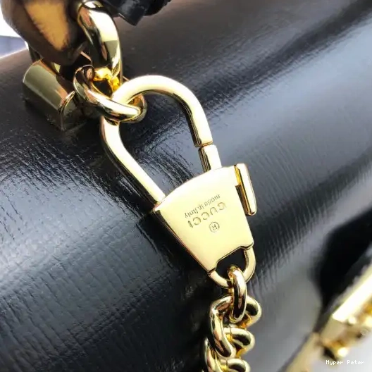 Hyper Peter shoulder bag GG GUCCI bamboo small Padlock 0210