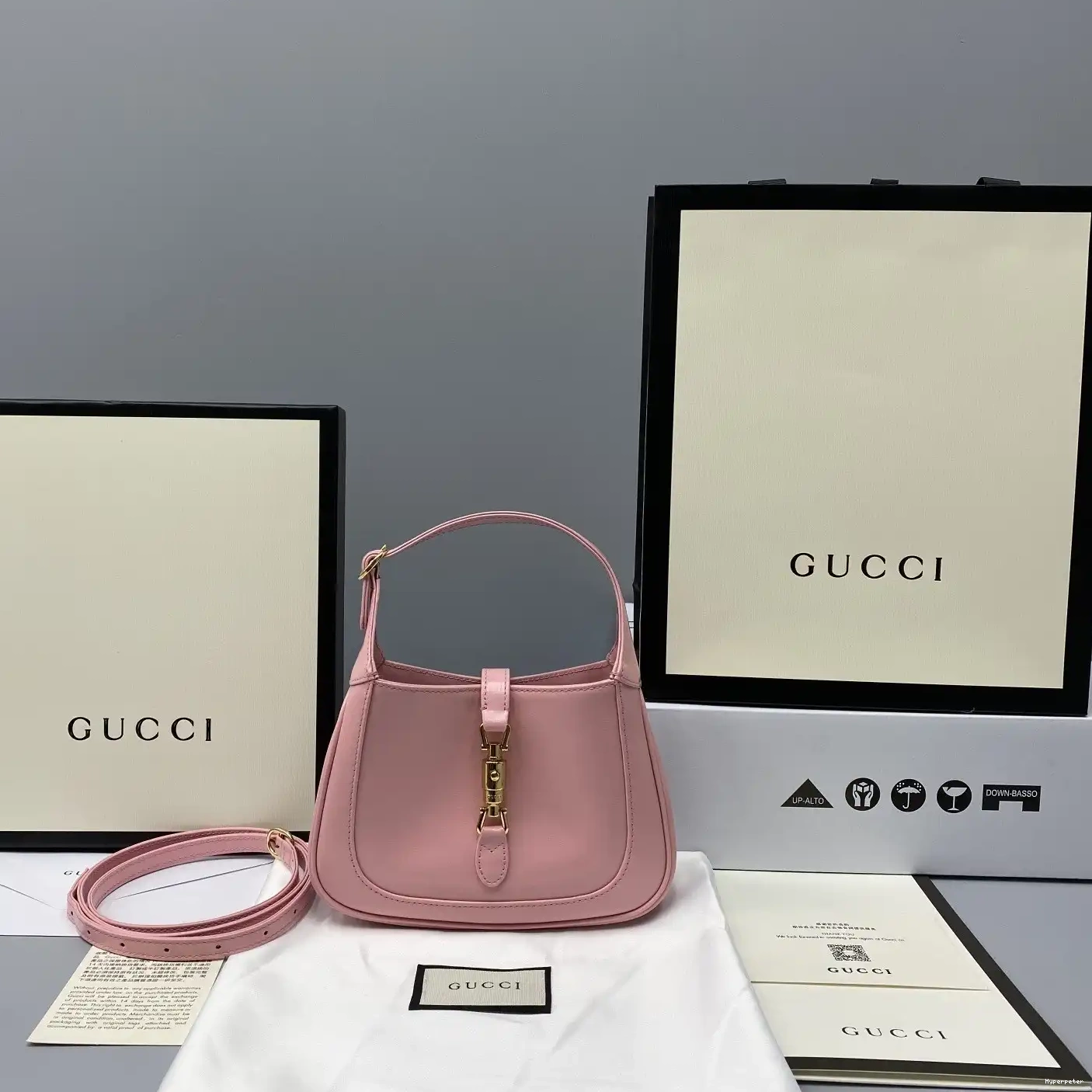 Hyper Peter mini GUCCI 1961 Jackie hobo bag 0215