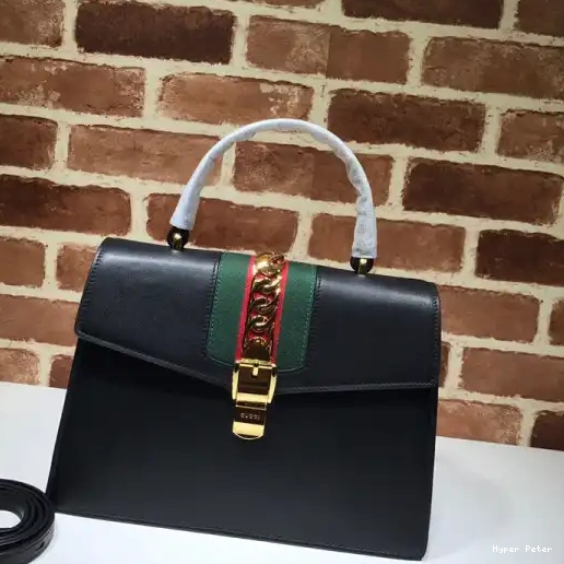 Hyperpeter medium Gucci handle Sylvie bag top 0222