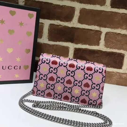 Hyperpeter Edition Limited GUCCI Day super leather Valentine's Dionysus mini bag 0212