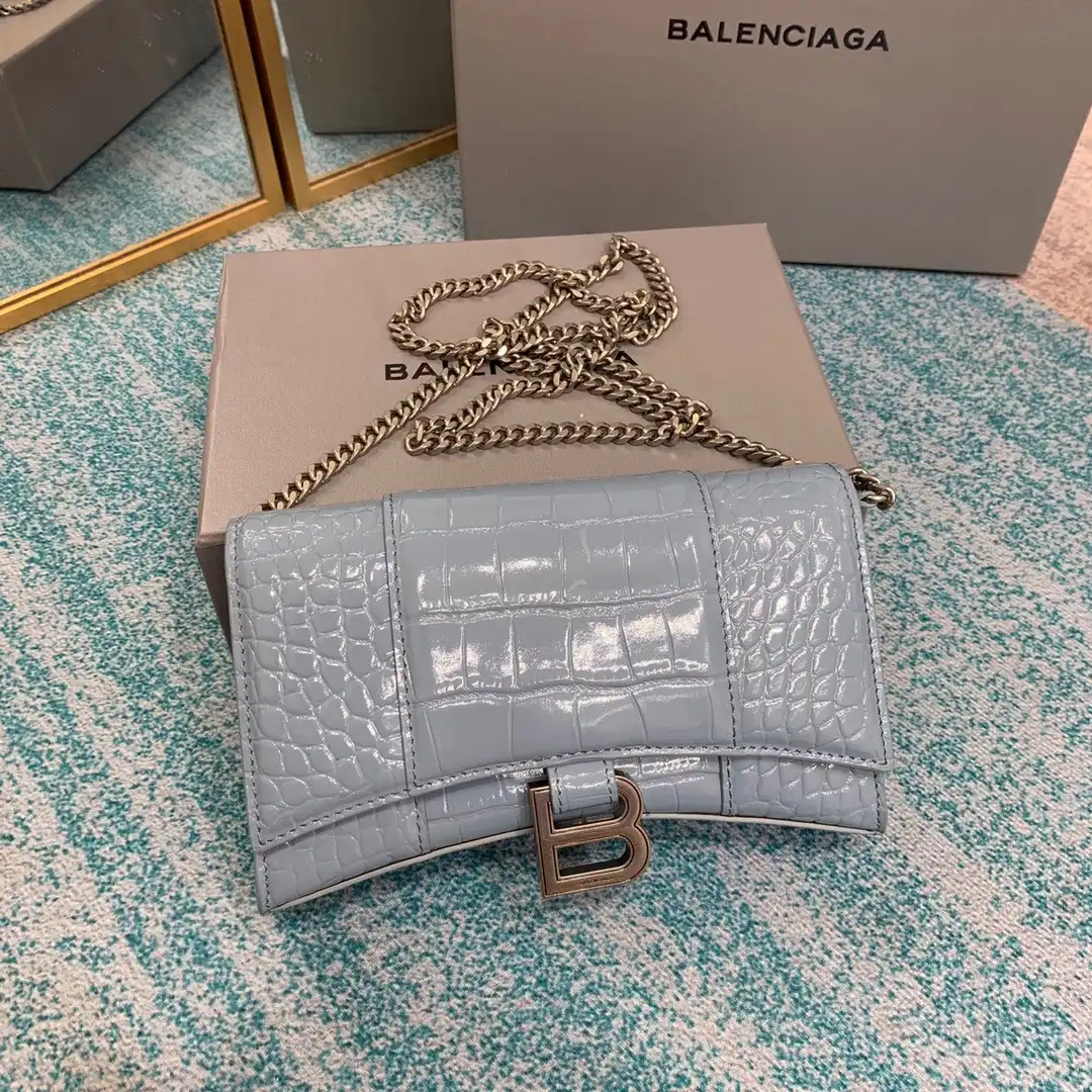 Hyperpeter BALENCIAGA  HOURGLASS CHAIN BAG 0201