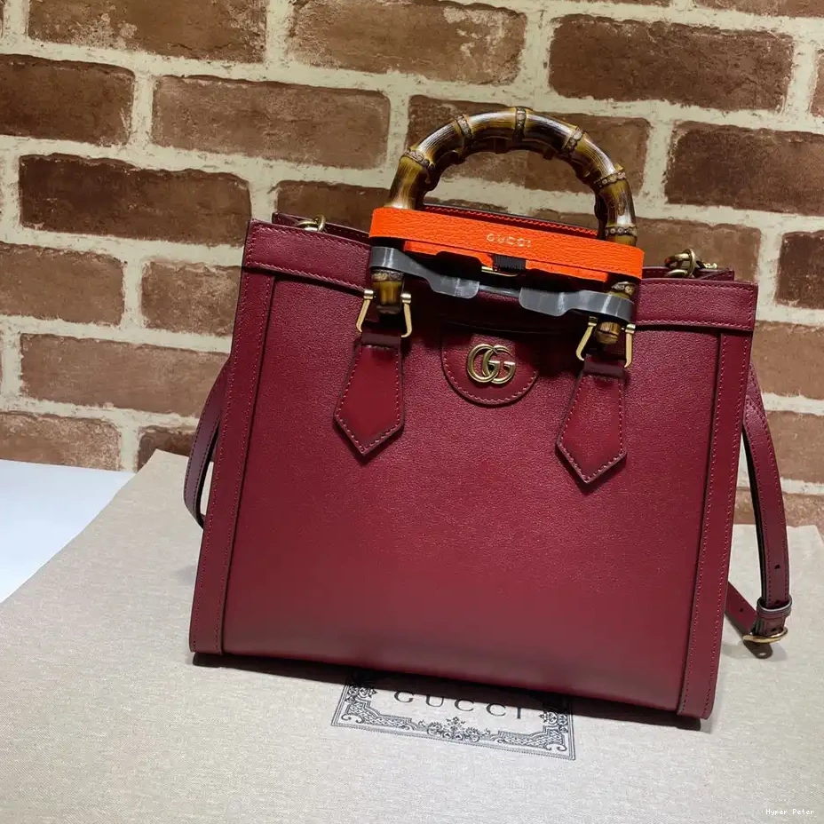 Hyperpeter small Gucci bag tote Diana 0214