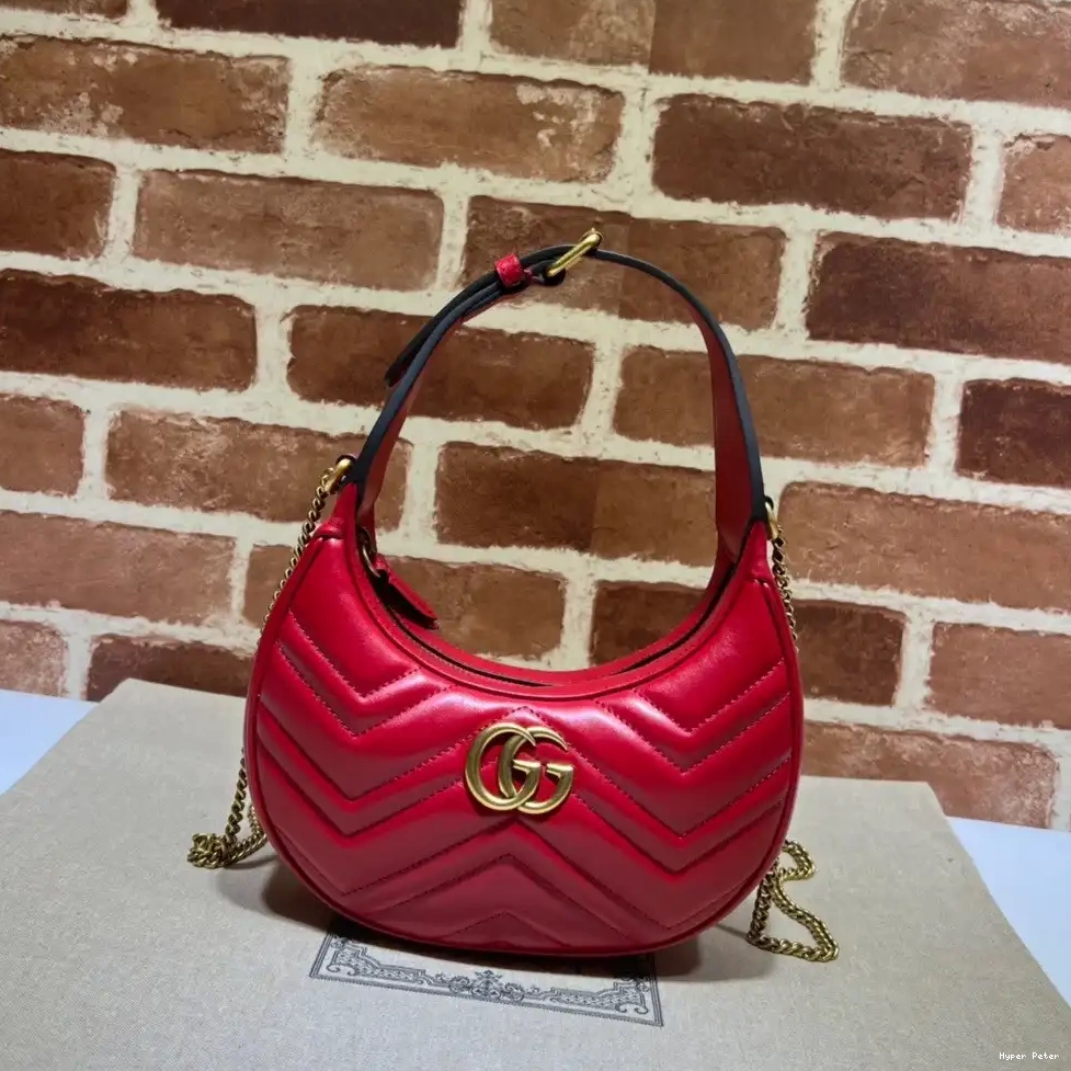 Hyperpeter bag Marmont half-moon-shaped mini GUCCI GG 0221