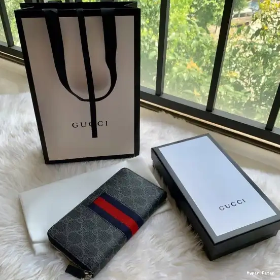 Hyper Peter WALLET ZIP GUCCI LEATHER AROUND 0211