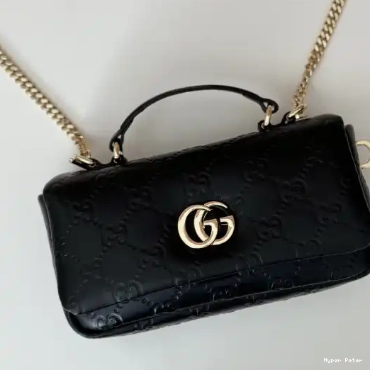 Hyperpeter GUCCI top bag-21*12.5*4.5CM GG Milano mini handle 0218