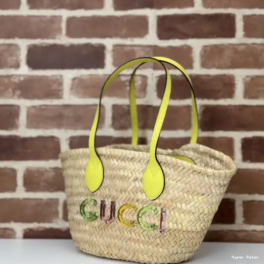 Hyperpeter TOTE GUCCI LOGO GUCCI MINI STRAW WITH 0218