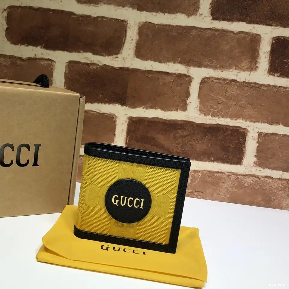 Hyperpeter wallet Grid Off GUCCI The billfold 0214