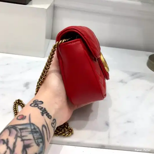 Hyperpeter mini GUCCI super GG bag Marmont 0221