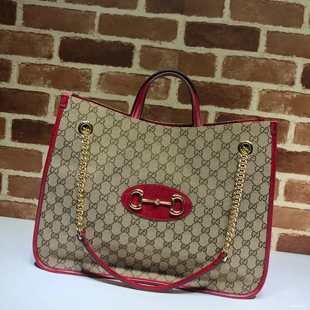 Hyperpeter tote 1955 bag GUCCI Horsebit large 0219