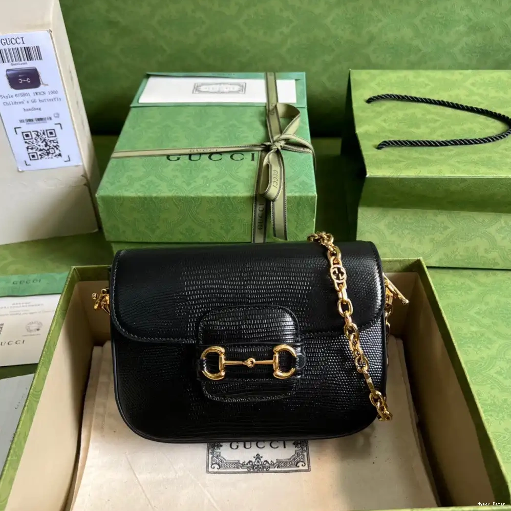 Hyper Peter bag Gucci lizard Horsebit mini 1955 0220