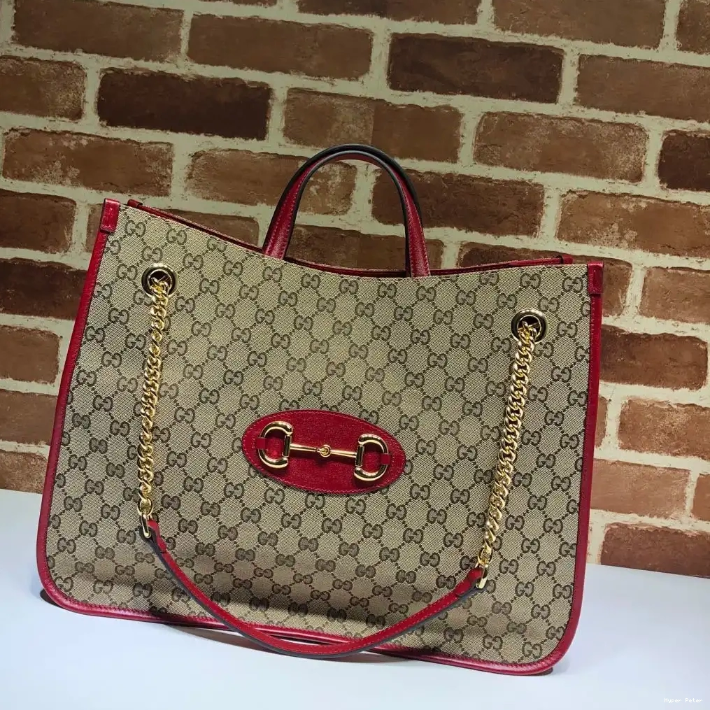 Hyperpeter tote 1955 bag GUCCI Horsebit large 0219