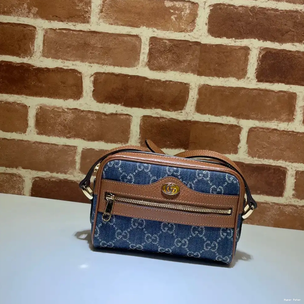 Hyperpeter Ophidia Mini Bag Suede GUCCI 0213