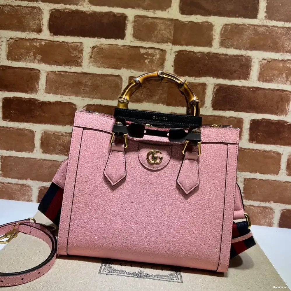 Hyperpeter tote small bag Diana GUCCI 0208