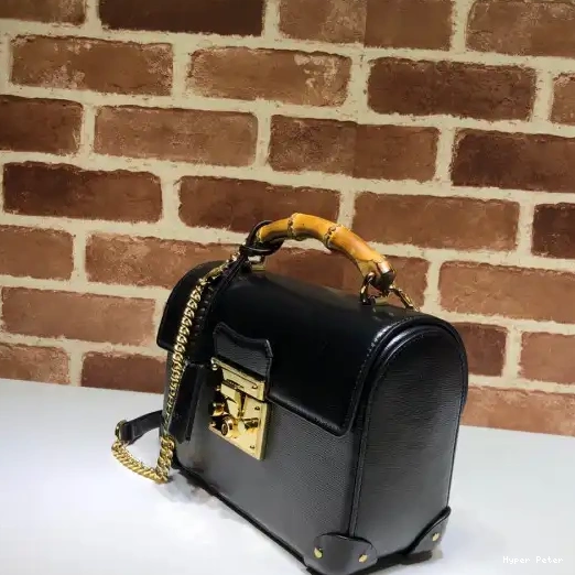 Hyper Peter shoulder bag GG GUCCI bamboo small Padlock 0210