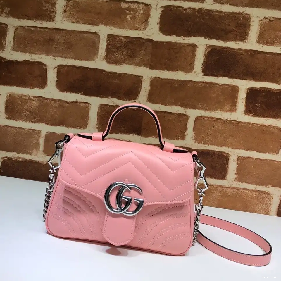 Hyper Peter top handle GG mini Marmont GUCCI bag 0207