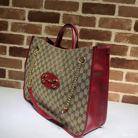 Hyperpeter tote 1955 bag GUCCI Horsebit large 0219