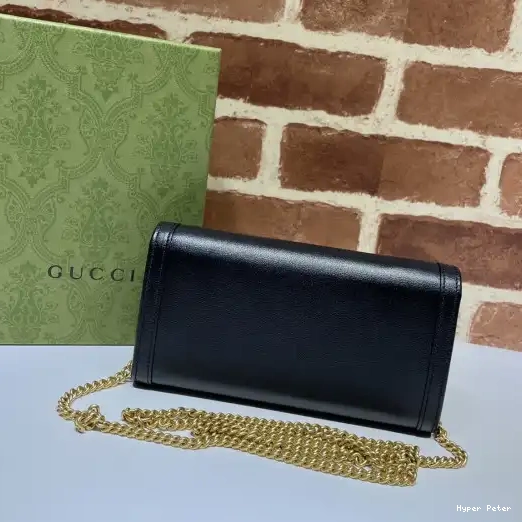 Hyper Peter with Diana bamboo Gucci chain wallet 0214