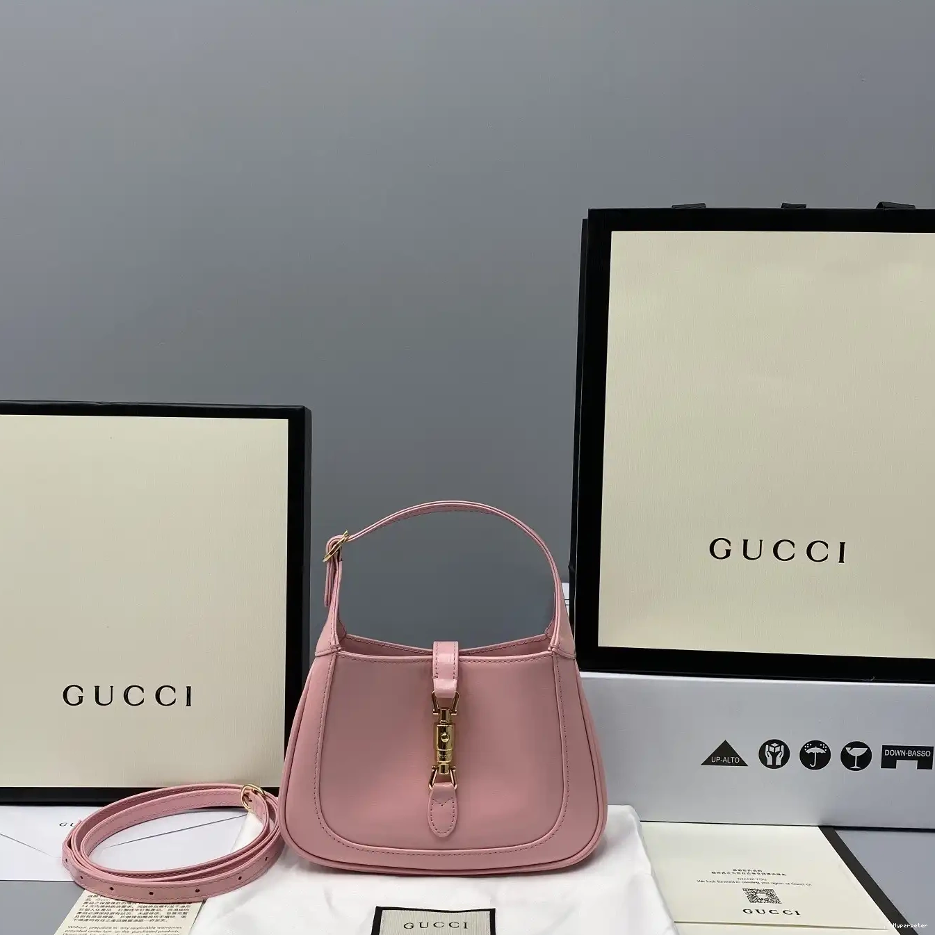 Hyper Peter mini GUCCI 1961 Jackie hobo bag 0215