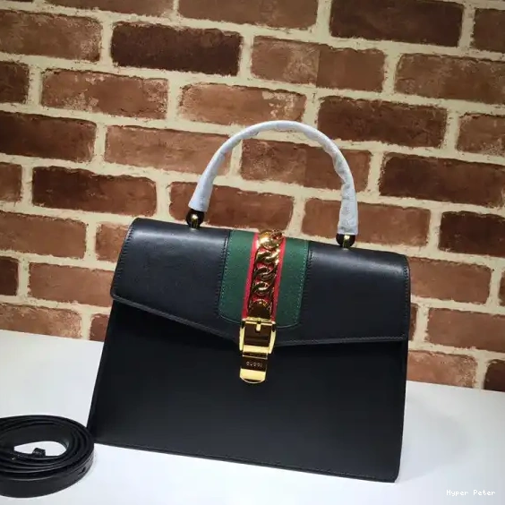 Hyperpeter medium Gucci handle Sylvie bag top 0222