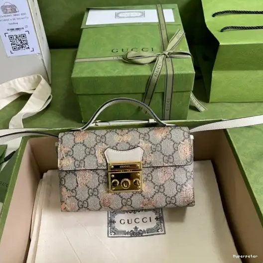 Hyper Peter bag padlock mini berry GUCCI 0215